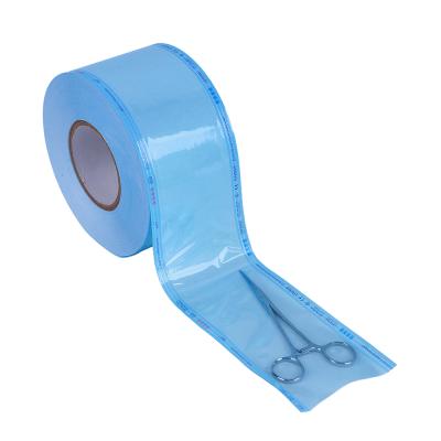 China Dental Clinic Disposable Medical Surgical Wrap Heat Sealing Autoclave EO Sterilization Pouch Flat Roll For Dental Clinic for sale