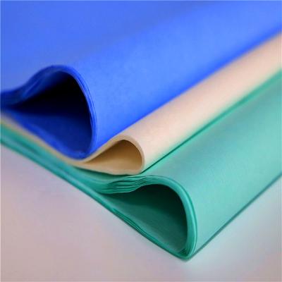 China Clinic Dental Sterilization Wrapping Crepe Paper Wrinkle Paper Autoclave Sterilization Packaging CE Approved for sale