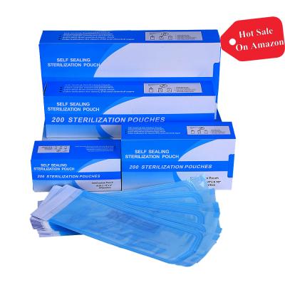 China Dental Clinic China Manufacturer Top Self Sealing Sterilizing DENTAL CLEAN Pouches For Surgical Disinfection Packaging for sale