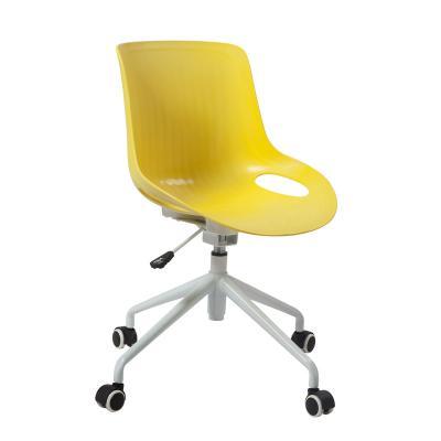 China Adjustable Plastic Lift Chair Swivel Height PP Office Leisure Chair With Four Star Leg for sale