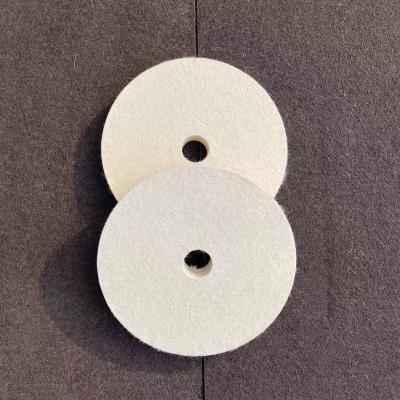 China Rpolishing Tool Stainless Steel Abrasive Wool Felt Polishing Wheel Felt Pad Polishing Grinding Sanding Disc for sale