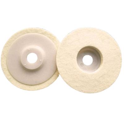 China 100% Wool Felt 100mm Wool Felt Polishing Wheel For Fine Polish Of Stainless Steel Metal Glass for sale