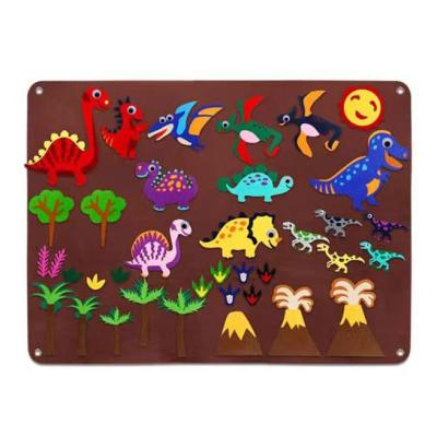 China Kids handmade flannel felt board stories for preschool toddlers ocean felt storyboard large with animals shark figures for sale