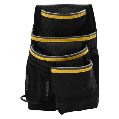 China High Quality 1680D Polyester Nail Holster Belt Bag with 7 Pockets and Hammer Holders HK-564 for sale