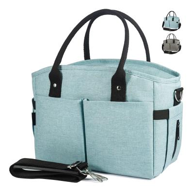 China Large Insulated Lunch Tote Bag Portable Waterproof Adult Kids Cooler Lunch Box For Lunch Reusable Tote Bag Office School Picnic Organizer for sale