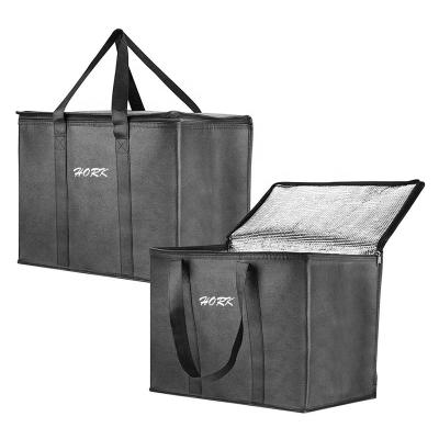 China Reusable Grocery Tote Lunch Box Lightweight Waterproof Commercial Grade For Uber Shopping Restaurants Supply Eats Pizza Carry for sale