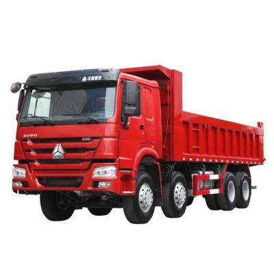 China Cheap USED TRUCK 8x4 HOWO-7 CHINA SINOTRUK 30M3 CBM 8X4 HOWO 371hp 12 wheeler dump truck > 8L for sale