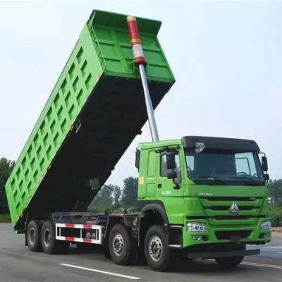 China USED ​​TRUCK 40ton Green Mining Dump HOWO Truck 8X4 Heavy Duty Tipper > 8L for sale