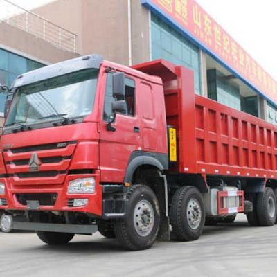 China USED ​​Heavy Duty TRUCK 8x4 HOWO-7 Sinotruk Sitrak 8X4 40/50 Ton Sands Dung Rock Mines Tipper > 8L for sale