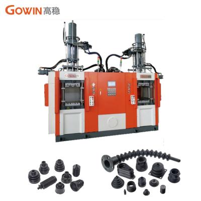 China GOWIN Silicone Rubber Making Custom Waterproof Rubber Bellows Small Guts Injection Rubber Machine Automatic Rubber Parts Making Machine for sale