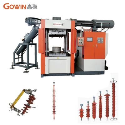 China Hot Sale High Quality Silicone Cable Connector GOWIN EPDM Silicone Injection Molding Angel Type Machine Insulator&Arrest Making Machine for sale