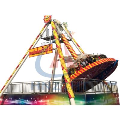 China Amusement Park Ride Win Money Funfair Rides Exciting Spinning 23 Seats Swing Pendulum Big Frisbee Ride For Sale for sale