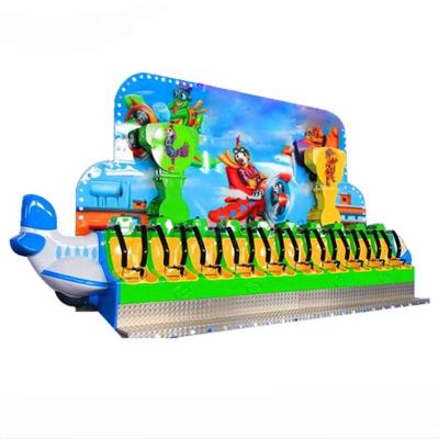 China Crazy Wave Mini Miami Rides Portable Amusement Park Ride Carnival Game Trailer Amusement Ride for sale