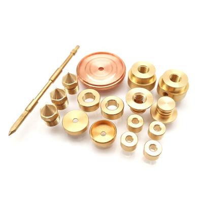 China High Quality Customized CNC Parts Brass C3604 Aluminum Turning Machining Brass Turning Service for sale