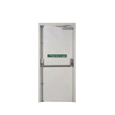 China Fire Protection UL Listed Hollow Metal Fire Door Prefab Container House Building Houses Doors With Weather Airtight Strip for sale