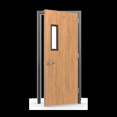 China Fire Protection Health Care Patient Fire Wooden Fireproof Swing Door for sale