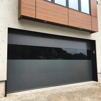 China Waterproof Frameless Aluminum Composite Panel Garage Door for sale