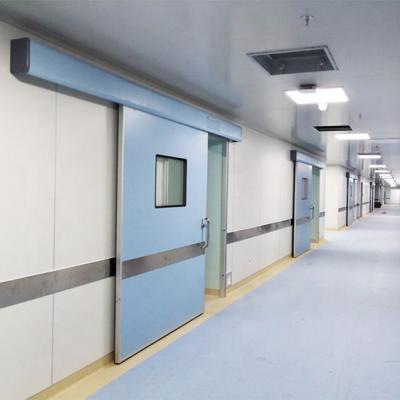 China GMP Clean Room Door Hospital Pharmaceutical Operating Room Sliding Steel Door for sale