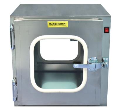 China Laboratory Stainless Steel Transfer Window Static Dynamic Locking Pass Box For Clean Room for sale