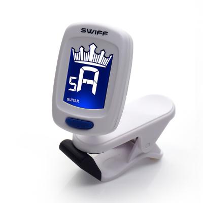 China Good Quality A9 Crown Guitar Bass Detachable Cheap Tuner For Sale Guitar Clip On Tuner for sale