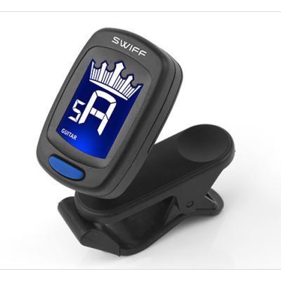 China Cheap Removable Clip Guitar Bass Chromatic Tuner Air Guitar Tuner for sale