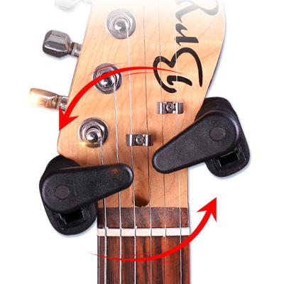 China Wooden Wooden Metal Rack Hook Hangers Guitar Base Instrument Hangers Rubber Wall Mount for sale