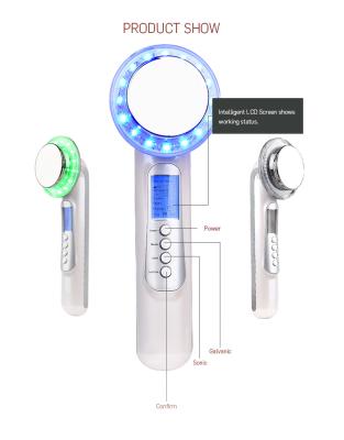 China Personal Beauty Care Products LED Light Therapy Ultrasonic Cleansing Skin Care DEEP CLEANSING Machine for sale