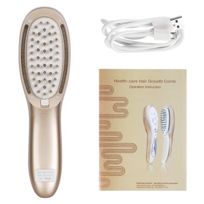 China Hair Growth Comb Laser Treatment Comb Hair Loss Regrowth Hair Loss Therapy Vibrator Ion Electrode Head Massager for Hair Care for sale