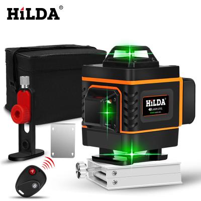 China Portable Green Self-Leveling Horizontal 16 Lines Laser Level 4D Laser Level 4D Vertical 16 Level for sale