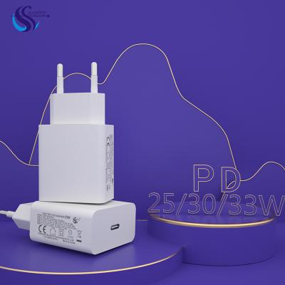 China ABS+PC Material 20w USB-c PD Usb C Charger Fireproof 20w PD Charger Fast Travel Switching AC to DC Chargers for sale