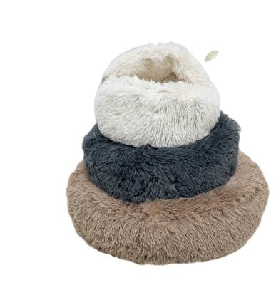 China Travel Pet Deep Sleep Nest With Lid Kennel Cozy Plush Fabric Warm And Breathable for sale