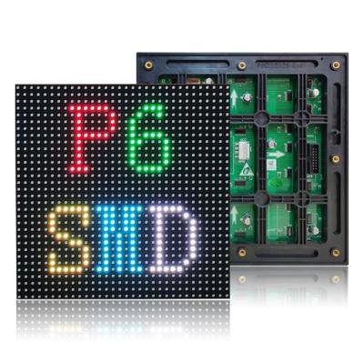 China Outdoor Leader Factory Direct Sale Full Color SMD 2727 1/8S P6 Led Module 192X192mm For Led Video Display Panel for sale