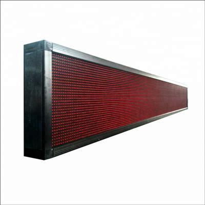 China Large/Small Outdoor Professional Led Display Manufacturer Customized Digital Size Single Color P10 Led Display Screen for sale