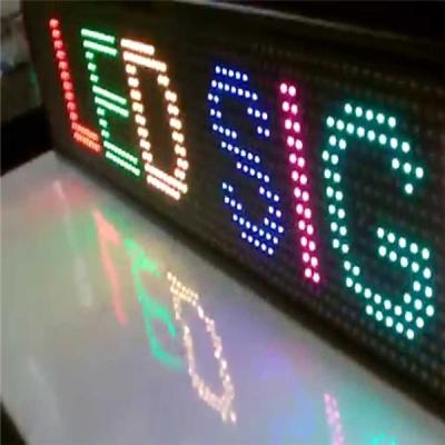 China Advertising / Commercial Full Color Advertising Outdoor Billboard Scrolling Text Banner P10 LED Display for sale