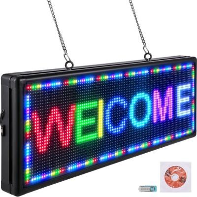 China Front Shop Front School Use Indoor Customs Lead Digital Message Board Scrolling Signage Led Signs for sale