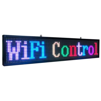 China Outdoor P10 Outdoor Programmable LED Signs Wireless Multi Language LED Scrolling LED Message Display Board for sale