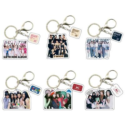 China Wholesale Plastic Kpop Twice READY TO BE NewJeans Plastic Acrylic Key Chain for sale