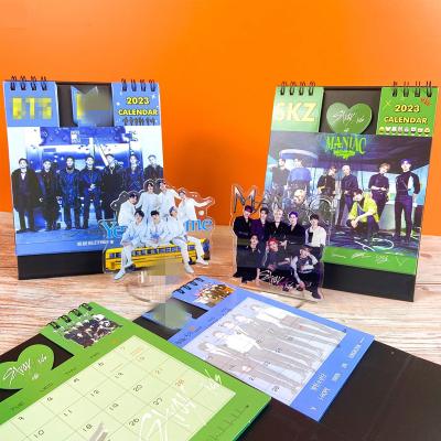 China China Wholesale Kpop Kids BB Misplaced BP Desk Calendar 2023 for sale