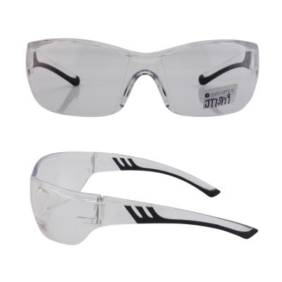 China Sports Fujian Factory Support Custom Safety Glasses UV Clear Eye Protection Eyewear for sale