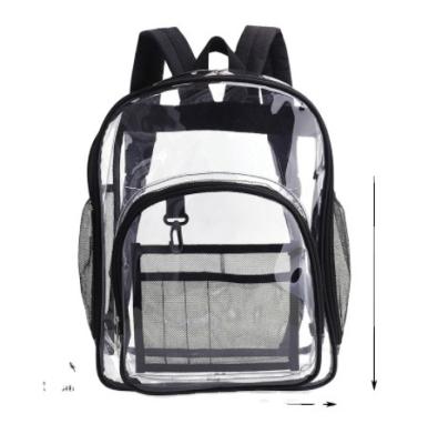 China PVC Backpack Waterproof Transparent Waterproof Outdoor Travel Rucksack Shopping Custom Logo for sale