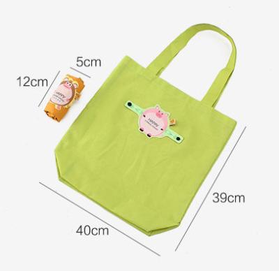 China Wholesale Eco-Friendly Foldable Recyclable Nylon Tote Bag Grocery Bag Eco-Friendly Nylon /Recycle/Reuse/Reduce/Lightweight/Durable for sale