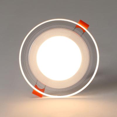 China 2021 industrial new desk lighting 7w high lumen ultra-thin recessed ceiling light led panel lamp for sale