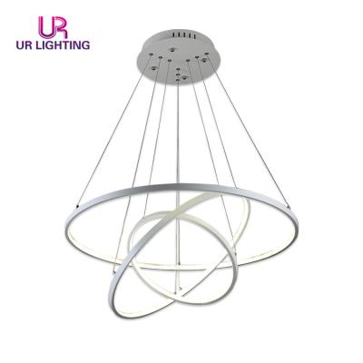 China Modern Design Luxury Circular Chandelier Modern Room Hotel Hot Selling LED Pendant Light for sale