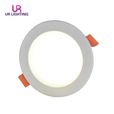 China Modern light luxury designer Fashion Plastic Wholesale aluminum home round 5w led ceiling panel lamp for sale