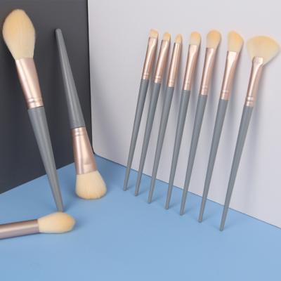 China Makes Apply Makeup 10 Pcs Makeup Brush Set Ultra Soft Eyeshadow Brush Powder Base Set Beauty Makeup Tool Wholesale for sale