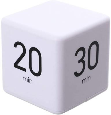 China Sustainable Cube 4 Led Light Alarm Digital Timer For For Time Management Kitchen Timer for sale