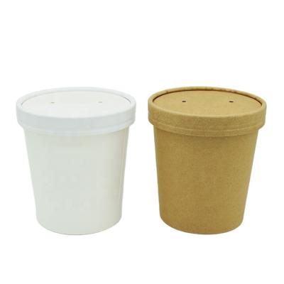 China Hot High Quality Disposable Custom Deli Soup Paper Cup Disposable Soup Tub for sale