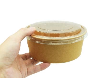 China Eco - Friendly Disposable Wholesale Kraft Takeout Salad Bowl for sale