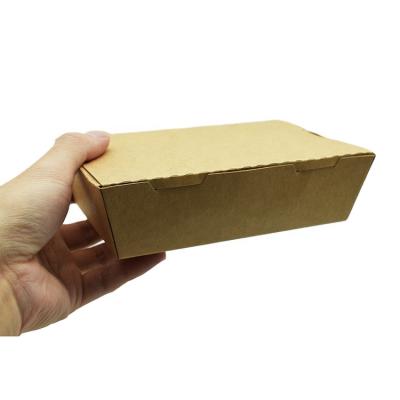 China Salad / Pasta Fried Rice Disposable Food Box Recyclable Takeout Paper Box for sale