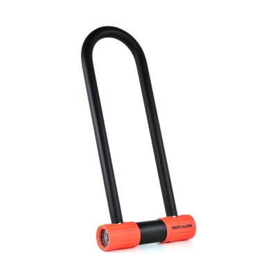 China Other Factory Wholesale High Quality PVC U Shackle Cover 120dB Motion Triggered Anti Theft Alarm U-lock for sale